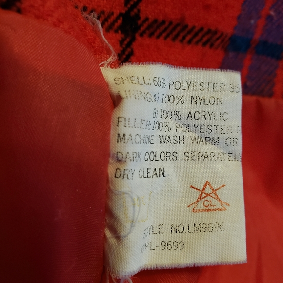 Pacific Trail Jacket Red Women's M No Hood - Picture 8 of 8